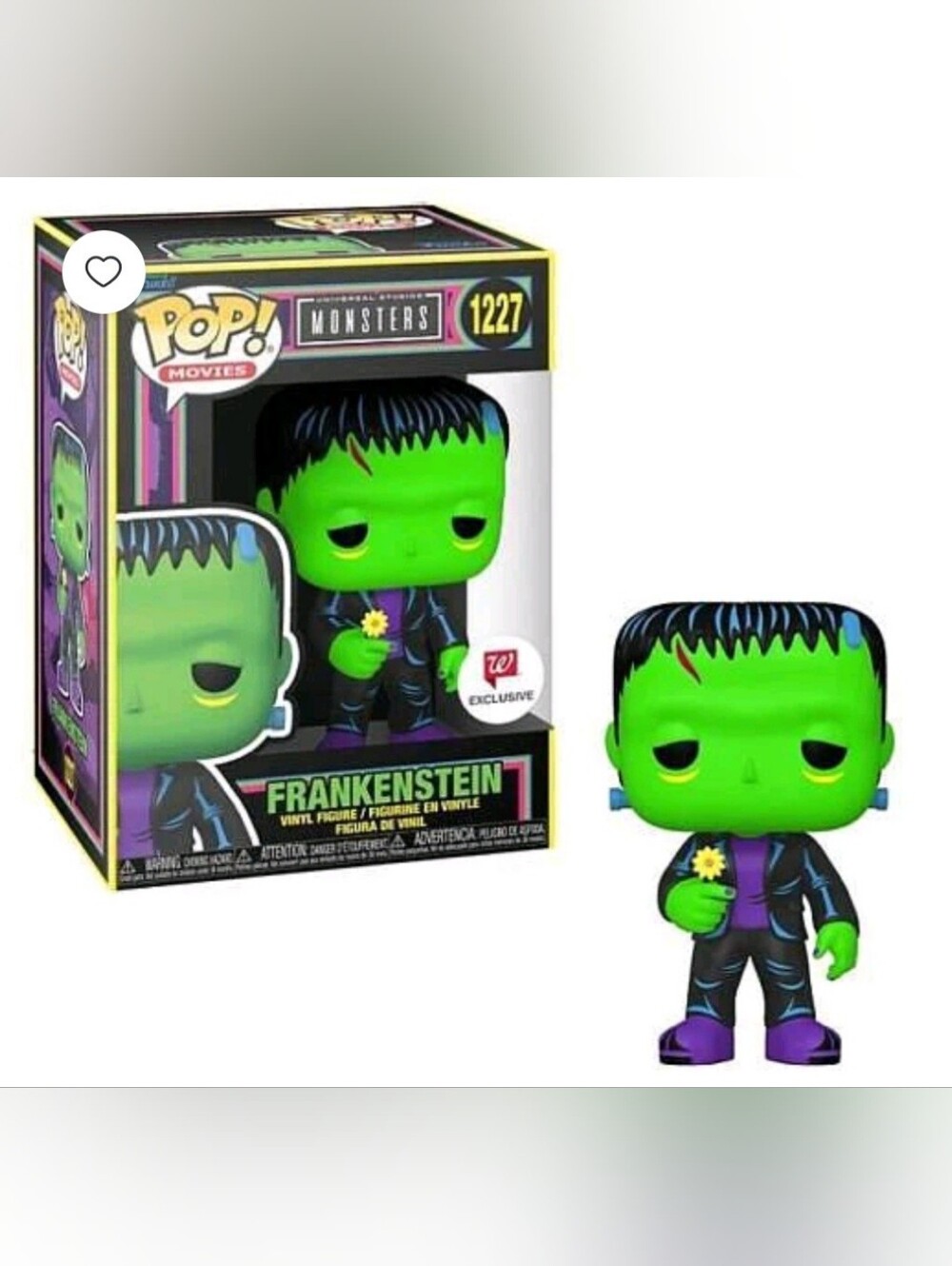 NEW Funko Frankenstein Pop! Vinyl Halloween Figure Walgreens Exclusive